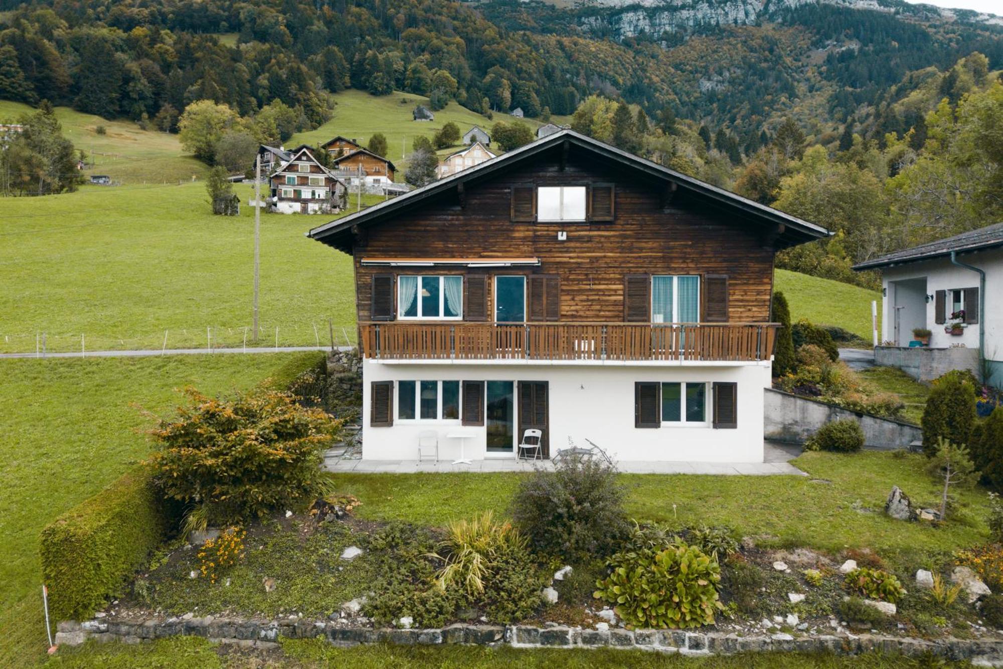 Apartment Im Chalet Biodola Amden Eksteriør billede